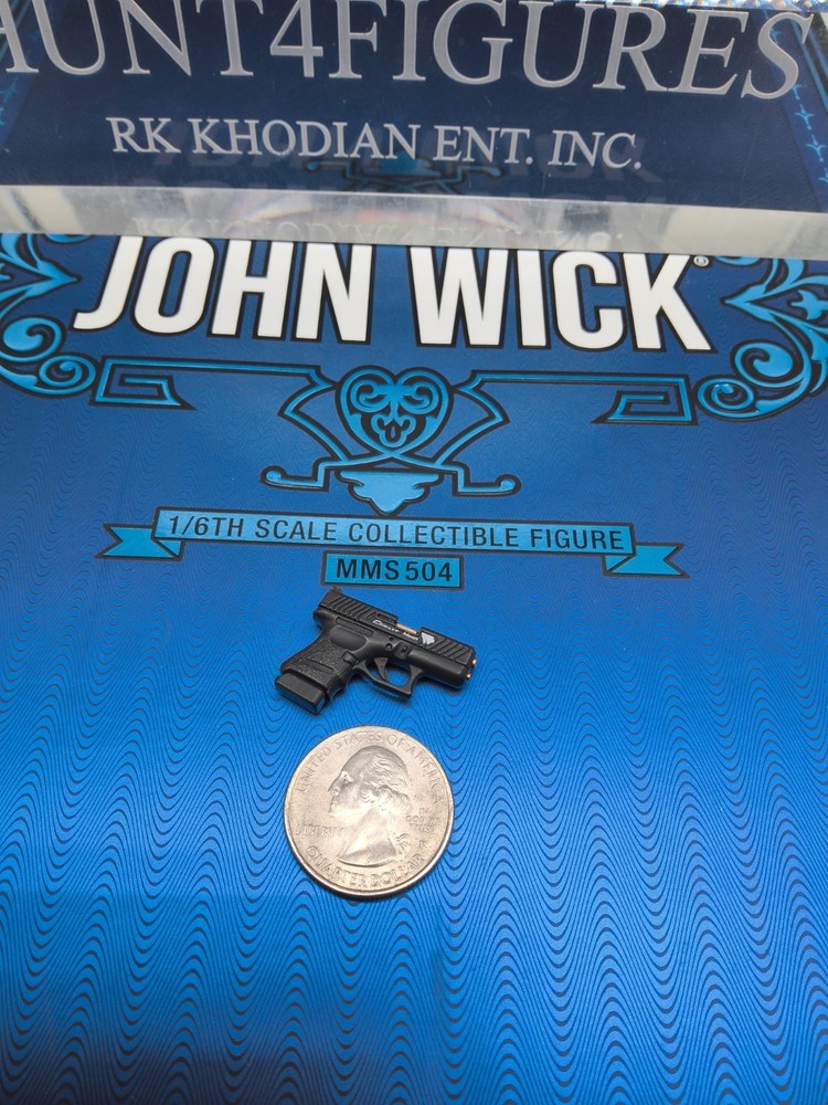 Hot Toys MMS504 JOHN WICK 1/6 Scale action Figure’s Mini handgun pistol only