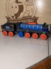 HIRO ! THOMAS FRIENDS TRAIN WOODEN Railway #51 Japanese PATCHWORK VARIANT 2003