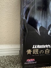 S.H. Monsterarts Yugioh blue eyes white dragon figure complete w/ opened box USA
