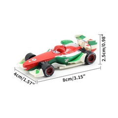 Pixar Cars 2 Movie Italian Racer Francesco Bernoulli 1:55 Diecast Model Toy Car
