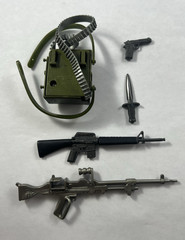 1986 Coleco Rambo Force of Freedom COLONEL TRAUTMAN w/ Accessories – Incomplete