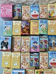 HUGE LOT 40 Mini Blind Box Bundle KEYCHAIN Minecraft Doraemon Crayon Shin-chan