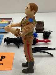 VINTAGE HASBRO GI JOE 1991 RED STAR V1 COMPLETE CARDBACK