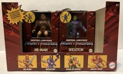 MOTU Mighty Masters Of The Universe He-man & Skeletor W/ Retail Box New SEALED