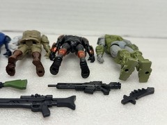 Lot Of 5 Final Faction Alpha Team Covert Ops Torn Action Figures 4″ Greenbrier