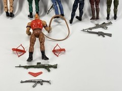 1985 Coleco Rambo Force of Freedom Action Figures Lot w/ Accessories