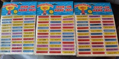 Garbage Pail Kids Stick-On Name Tags Set of 3 Imperial 1985 NIB