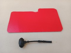 Vintage 1986 GI Joe The Fridge Weapon & File Card Only Original Accessories