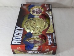 2006 Jakks Pacific Rocky Balboa Championship Belt Sylvester Stallone Boxed New
