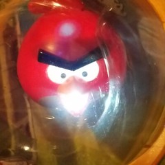 Angry Birds Morph Lite Flashlight 3 Figure Set Lite Force Black Red Yellow Bird