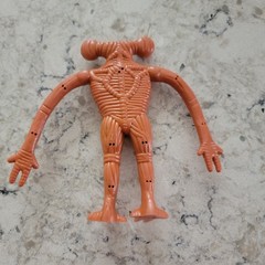 Vintage 1990s UFO Files Alien Bendy Action Figure 6” Rubber