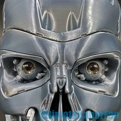Terminator Endoskeleton Skull 1:1 Lifesize T1 T2 T800 – US Made – Dark Version