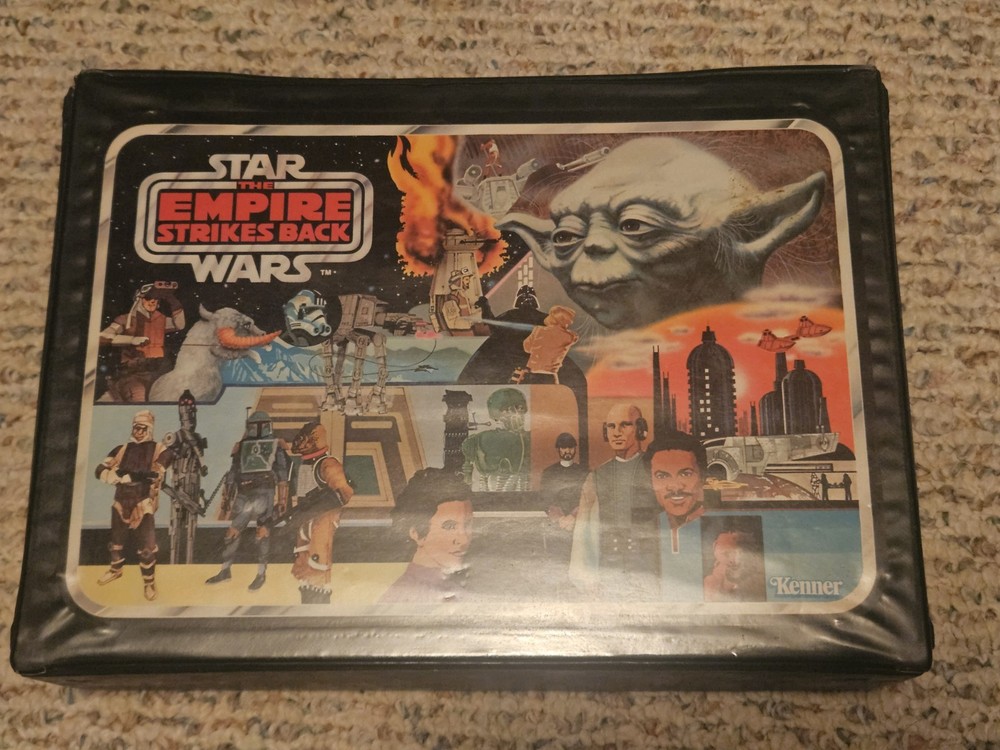 Vintage Kenner Star Wars ESB Empire Strikes Back Vinyl Action Figure Case 1980