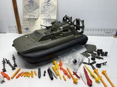 Vintage 1984 GI Joe Killer WHALE Hovercraft Vehicle 99% Complete w/ Manual