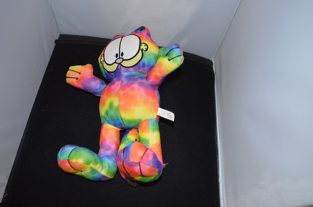 Garfield Tye Dye Plush 12” Toy Factory Q6 Plush