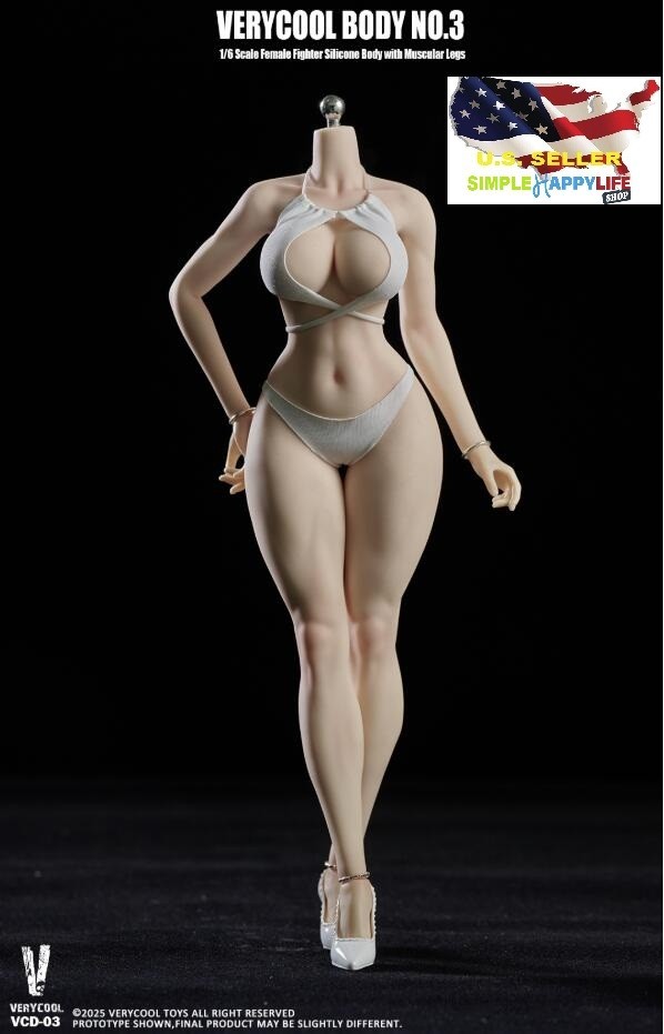 VERYCOOL VCD-03 1/6 Fullness Body Platinum Silicone Seamless figure PHICEN ❶USA❶