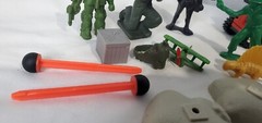 Mixed lot of Varies Weapons and Lego Parts Action Figures