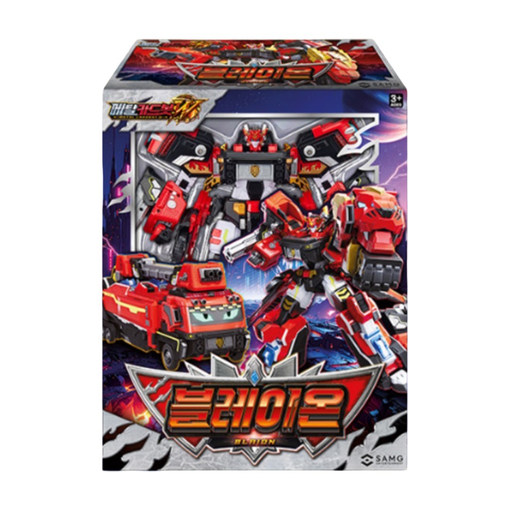 SAMG Metal Cardbot W BLAION Transforming Fire Truck Robot 2025