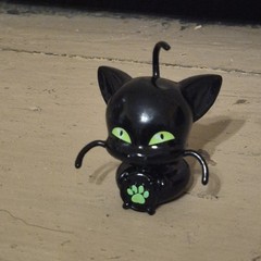 Miraculous Ladybug Bend-Ems Cat Noir Hawk Moth Figure & Plagg Kwami Surprise Lot