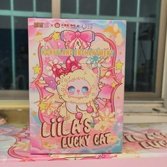 Liila Lucky Cat Series Plush Pedant Dolls Confirmed Blind Box Toys Figure Gift