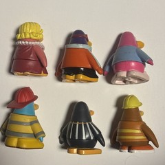 Jakks Disney Club Penguin Mix N’ Match Used Figure Set Of 6