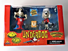PREMIERE LIMITED EDITION UNDERDOG & POLLY PUREBRED BOXED FIGURES 1998