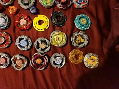 HUGE Beyblade X – Collection Lot – Takara Tomy & Hasbro Blades Ratchets Bits