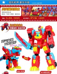 Gogo Dino Explorers Buster Rex Transform Robot Dinosaur Gogobuster Figures Toy
