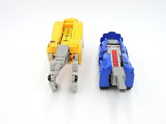 Triceratops & Sabertooth from Deluxe Megazord MIGHTY MORPHIN POWER RANGERS 1994