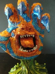 TIGER HAND Custom Kidrobot Santa Cruz Skateboards Screaming Hand Figure