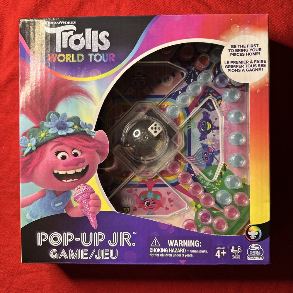 Trolls World Tour Games 3 Pack Jumbo Playing Cards Pop-Up Jr 48 pc Puzzle NEW