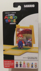 Jakks Pacific Super Mario Bros Movie Mario 1.25 in Figure w/ Question Block NEW!