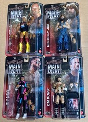 WWE Elite Saturday Nights Main Event Complete Set of 4, (Series 1) *IN HAND*
