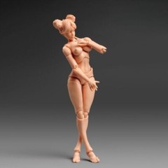 US Romankey X Cowl 1/12 Male Female Super Flexible Joint Body Doll 6″Figure Toy
