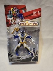 5 New In Package Power Rangers Super Samurai Shogun, Red, Yellow, Green, Blue