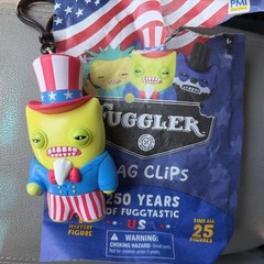 LE Fuggler 250 Years Of Fuggtastic USA Common UNCLE FUGG 3″ Bag Clip