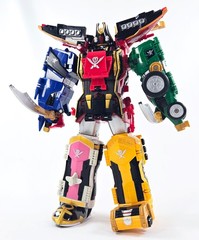 Gokaiger DX GOKAI-OH COMPLETE CIB Bandai Japan Power Rangers Megazord Gokaioh
