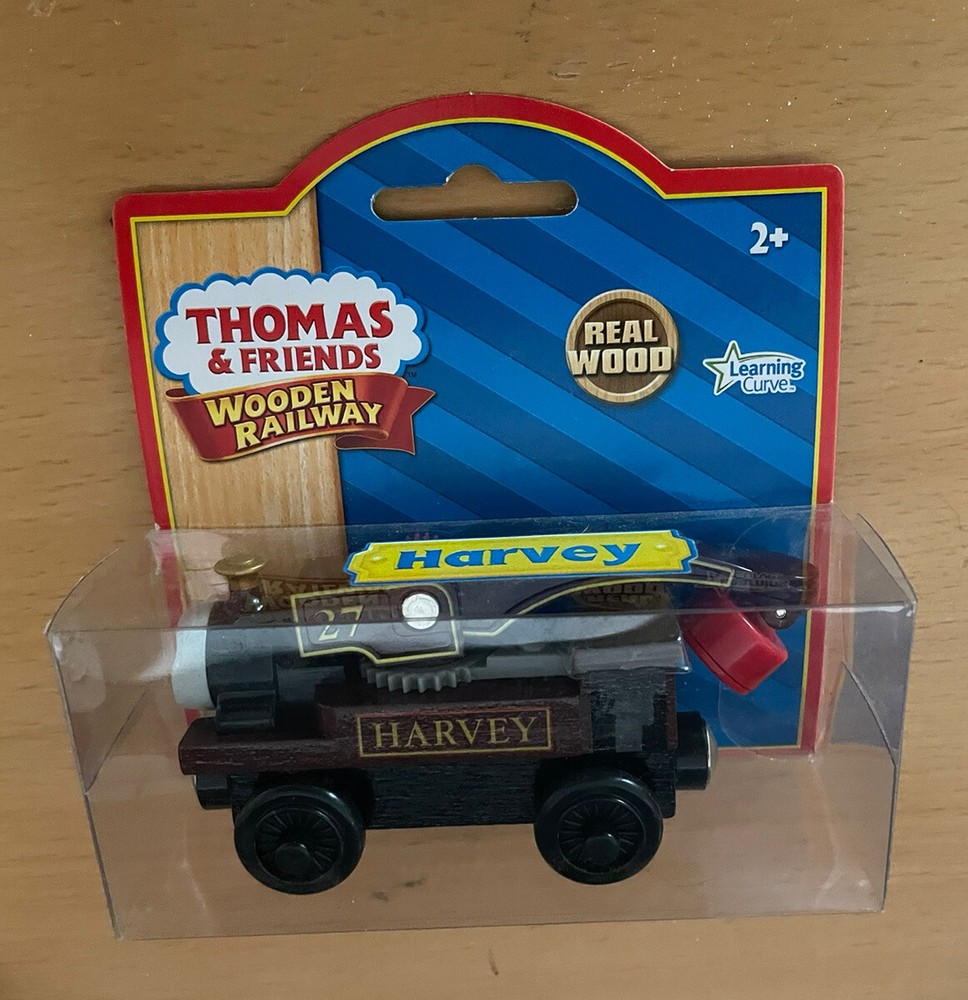 2011 Learning Curve Wooden Thomas Train Harvey! UK Package! New!