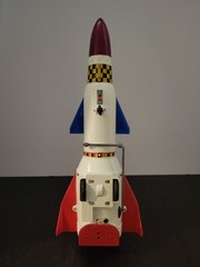 Battery Powered Space Rocket 1960s MARS 3 Vintage Original 100% COMPLETE w Box