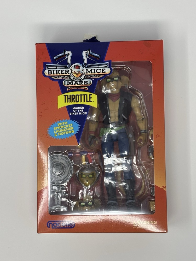 Nacelle Biker Mice From Mars Throttle 7 Inch Action Figure NEW