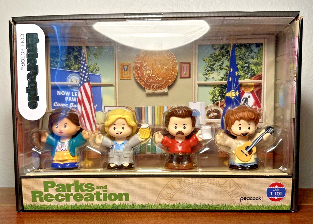 Fisher-Price Little People Collector Parks and Recreation TV Show 4-Figure Set