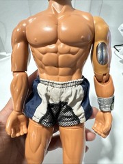 1998 MATTEL MAX STEEL ACTION FIGURE DOLL See Through Bicep Working Flex Action