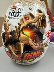 Robo Alive Mega Dino Fossil Egg Find ZURU Dig and Discover Dinosaur T-Rex STEM