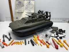 Vintage 1984 GI Joe Killer WHALE Hovercraft Vehicle 99% Complete w/ Manual