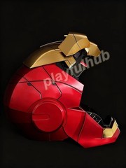 AutoKing Iron Man MK5 Helmet Mask Jarvis Voice-control Open-close Light-up Mask