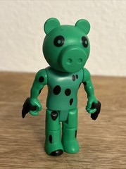 Roblox Piggy3.5 ActionFigure Dinopiggy Articulated Green PVC Toy