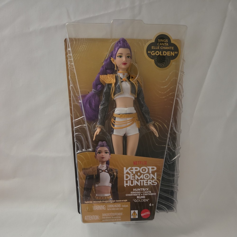 KPop Demon Hunters HUNTR/X Rumi Golden Singing Doll Mattel Netflix New Sealed