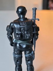 Vintage GI Joe Snake Eyes V2 Complete with File Card 1985 Hasbro