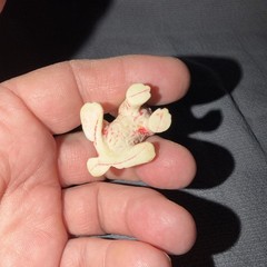 LR2- Vintage 1995 Puppy In My Pocket Pink Poodle With Bow