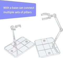 Universal Clear Plastic Figure Stand For SHF Mafex Figma 6″ Action Figure Base